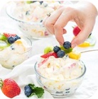Glasses with ice cream